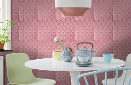 Обои 1280086 фото в интерьере кухни превью