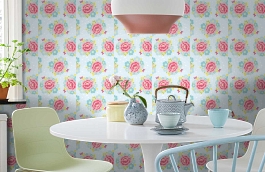 Обои 2000100 фото в интерьере кухни превью