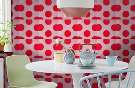 Обои 2000144 фото в интерьере кухни превью