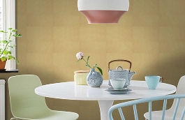 Обои 28-Custard фото в интерьере кухни превью