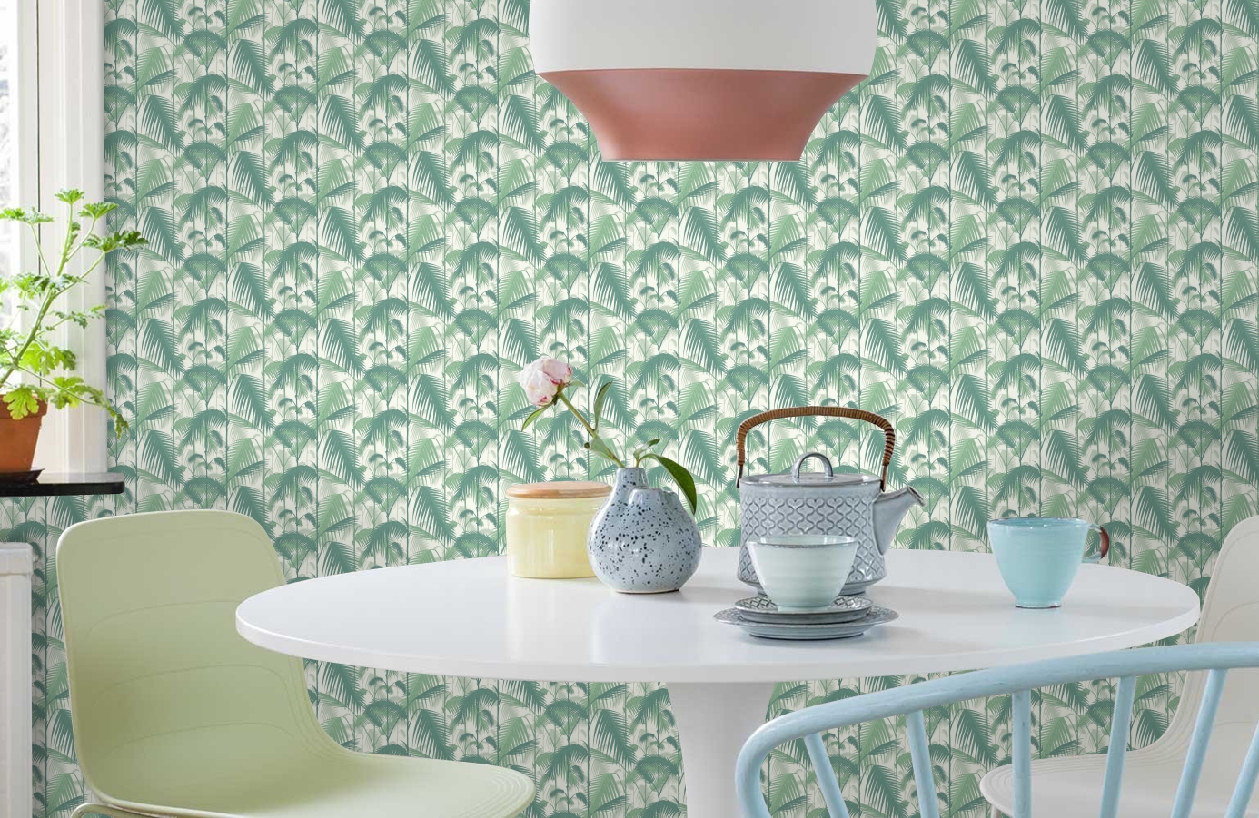 Обои 95/1002 фото в интерьере кухни