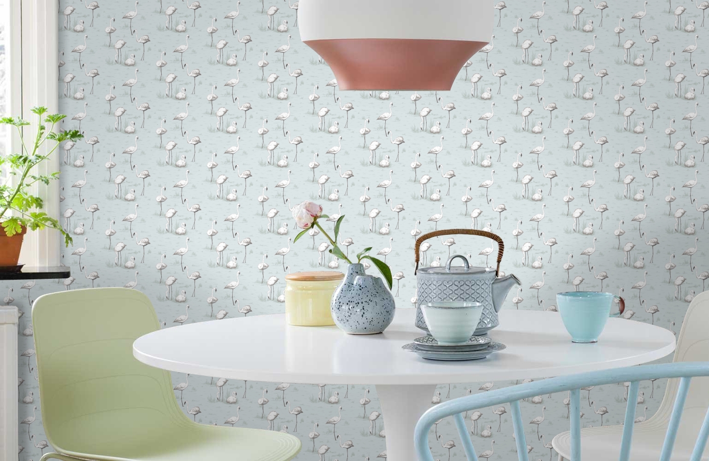 Обои 95/8047 фото в интерьере кухни