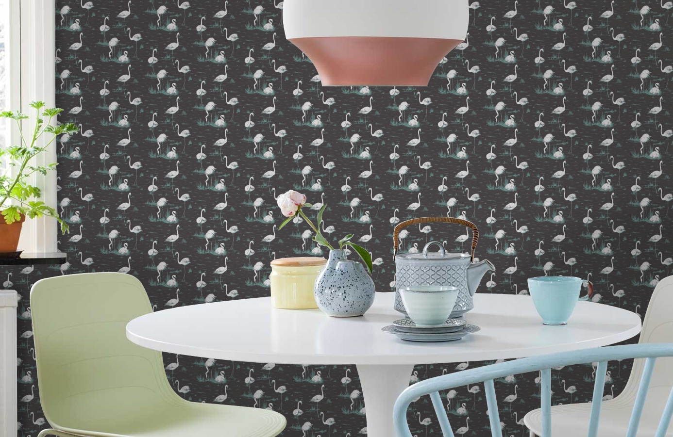 Обои 95/8048 фото в интерьере кухни