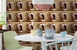 Обои 97012 фото в интерьере кухни превью