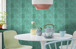 Обои HRY 24346105 фото в интерьере кухни превью