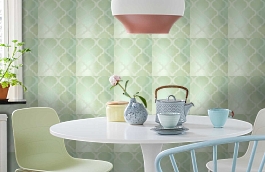 Обои MEA79011 фото в интерьере кухни превью