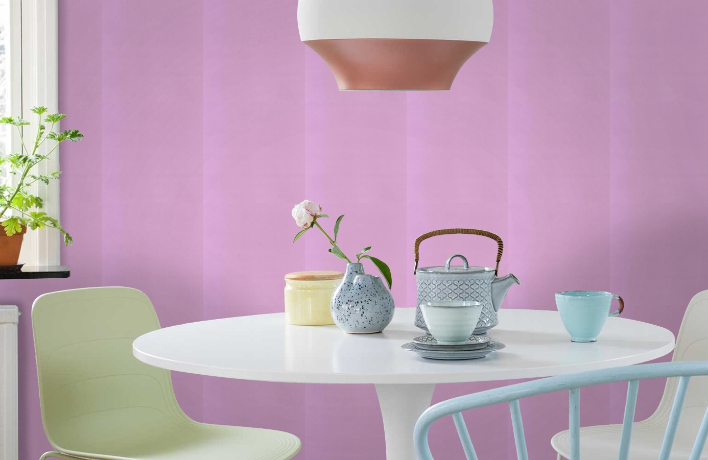 Обои MLW29695217 фото в интерьере кухни