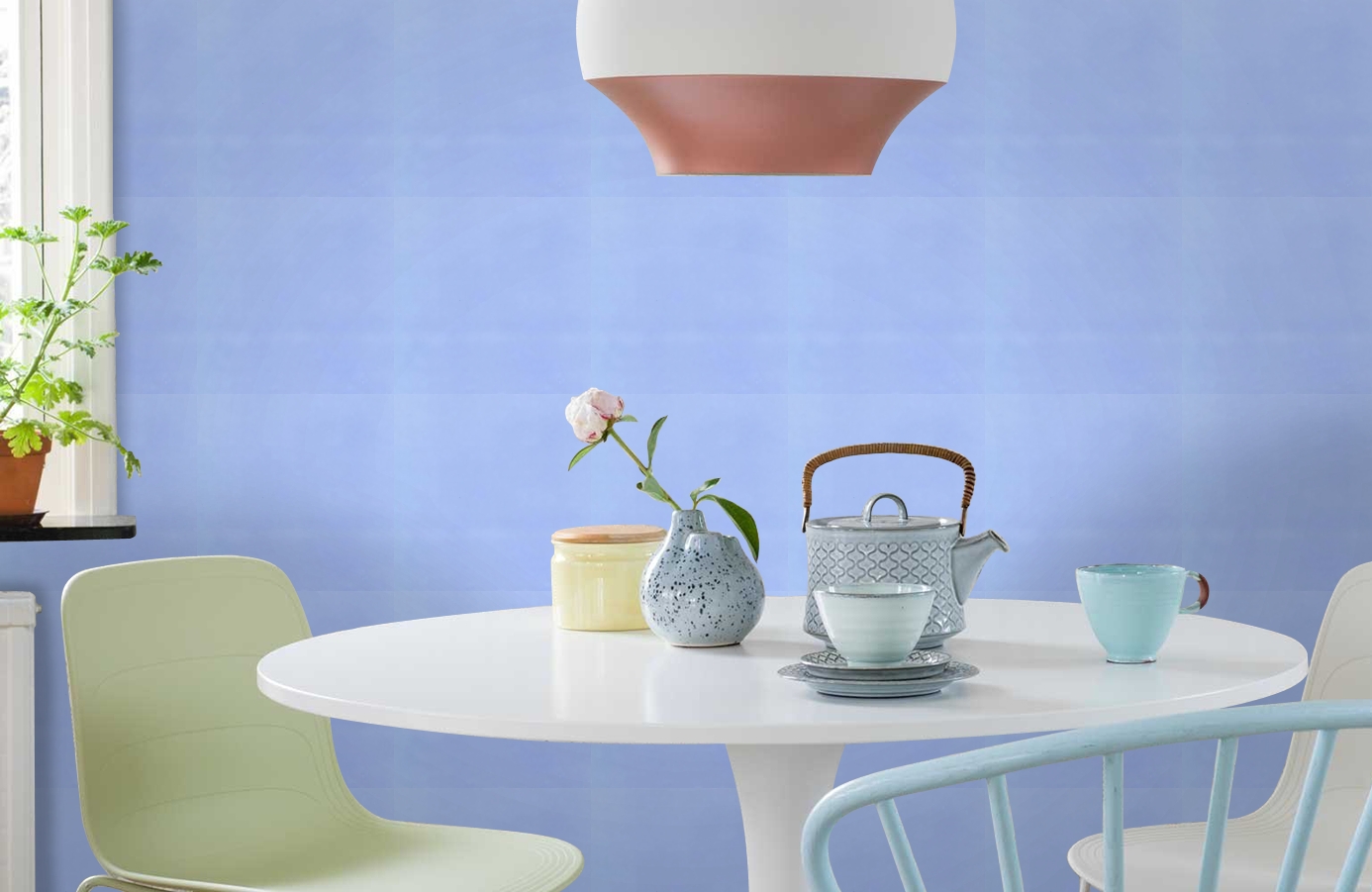 Обои MLW29696524 фото в интерьере кухни