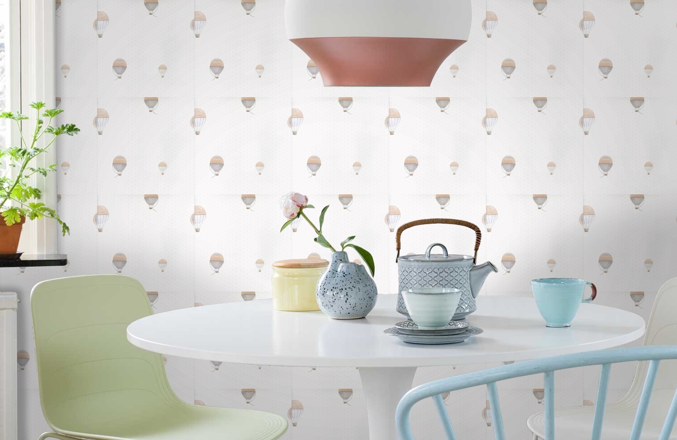 Обои MLW29771317 фото в интерьере кухни