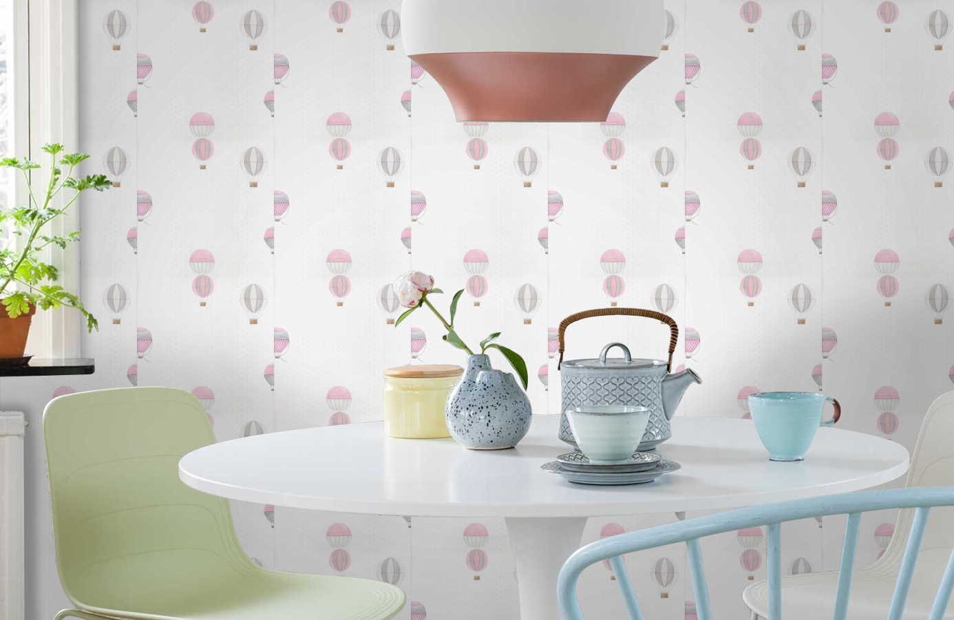 Обои MLW29774314 фото в интерьере кухни