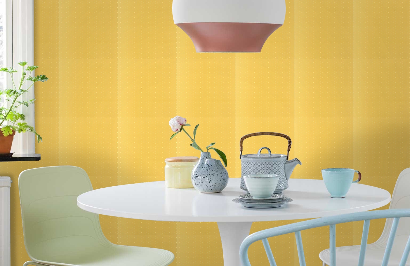 Обои MLW29792536 фото в интерьере кухни