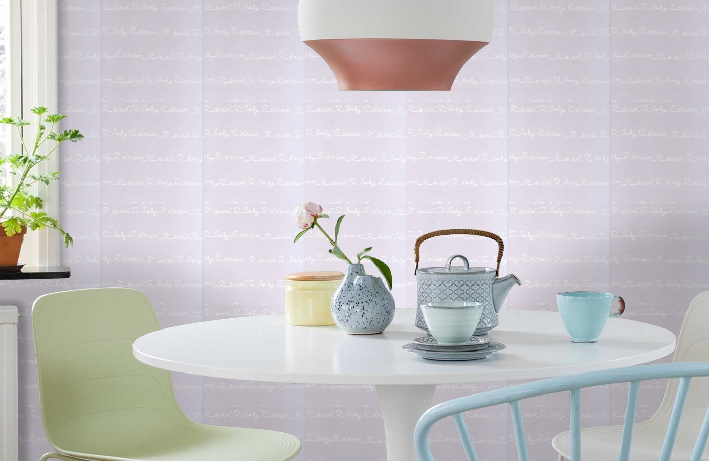 Обои MLW29869135 фото в интерьере кухни