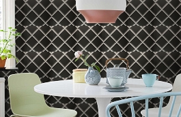 Обои W0018-09 фото в интерьере кухни превью