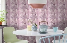 Обои W0025-06 фото в интерьере кухни превью