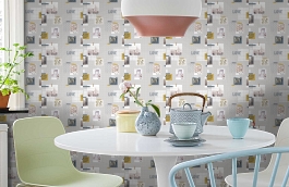 Обои WU20676 фото в интерьере кухни превью