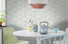 Обои 6457 фото в интерьере кухни превью