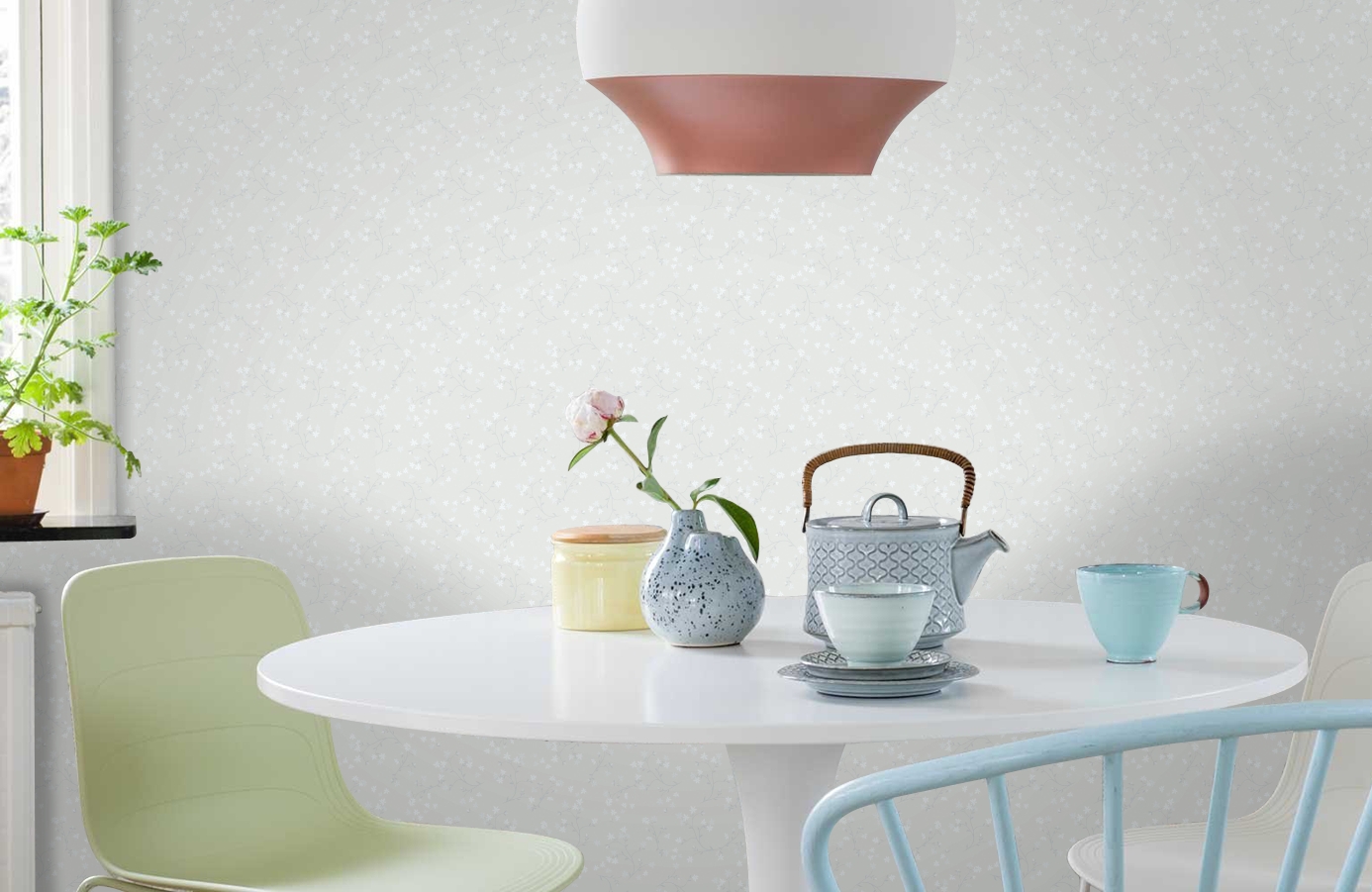 Обои 7001 фото в интерьере кухни