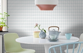 Обои 7015 фото в интерьере кухни превью