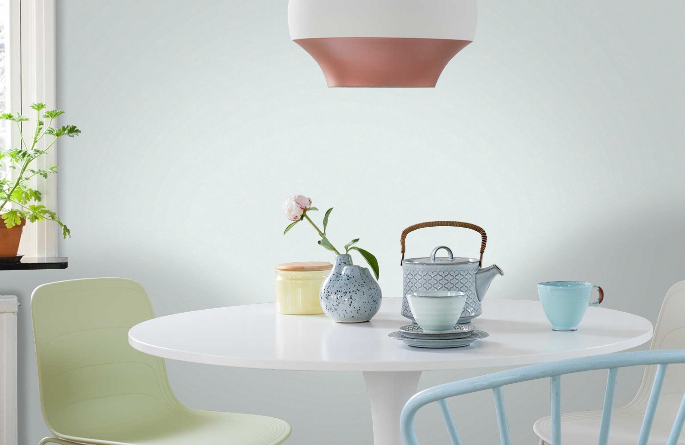 Обои 7051 фото в интерьере кухни