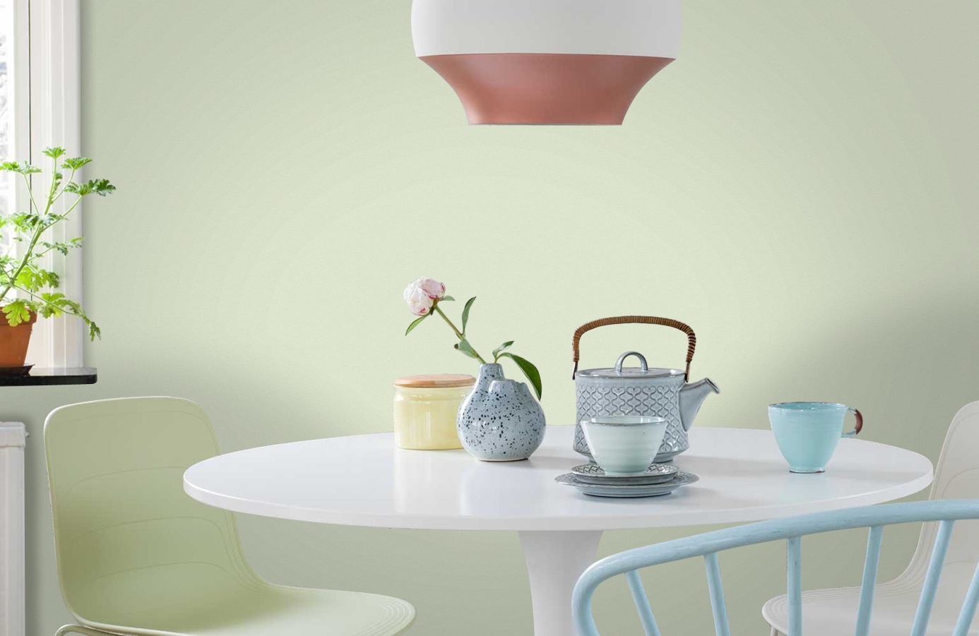 Обои 7059 фото в интерьере кухни