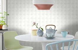 Обои 7151 фото в интерьере кухни превью