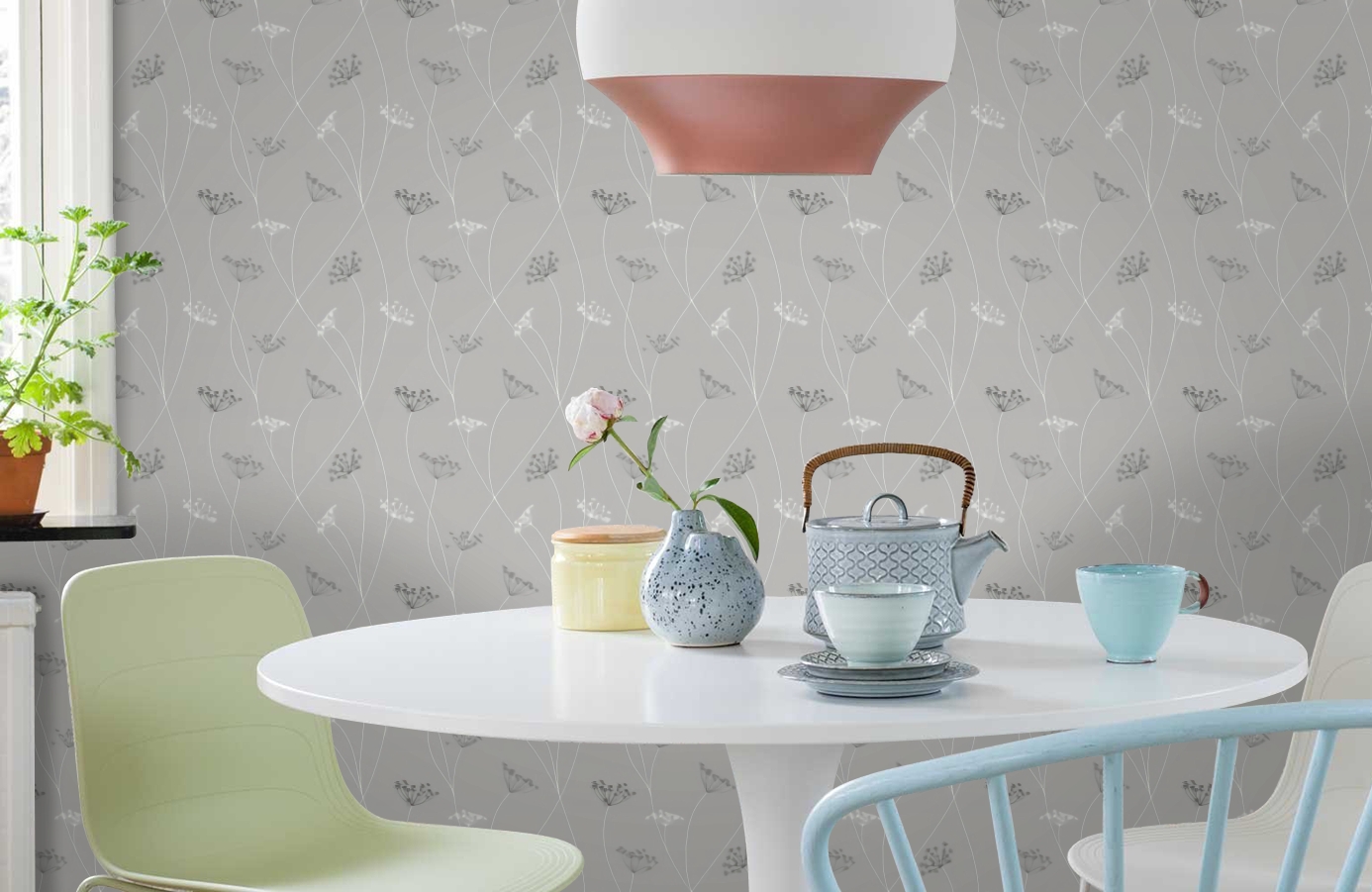 Обои 9304 фото в интерьере кухни