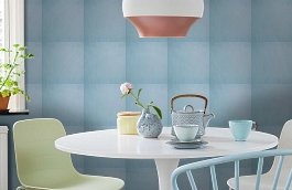 Обои CHA005 фото в интерьере кухни превью