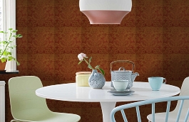 Обои CHA033 фото в интерьере кухни превью