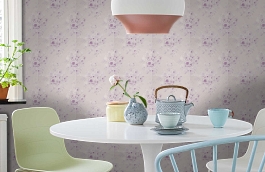 Обои CHA064 фото в интерьере кухни превью