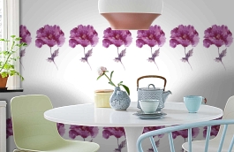 Обои Hel 503 фото в интерьере кухни превью