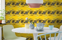 Обои 510-2 фото в интерьере кухни превью