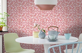 Обои 514-3 фото в интерьере кухни превью