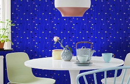 Обои 519-3 фото в интерьере кухни превью