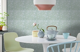 Обои 6550-3 фото в интерьере кухни превью