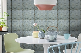 Обои 6560-5 фото в интерьере кухни превью