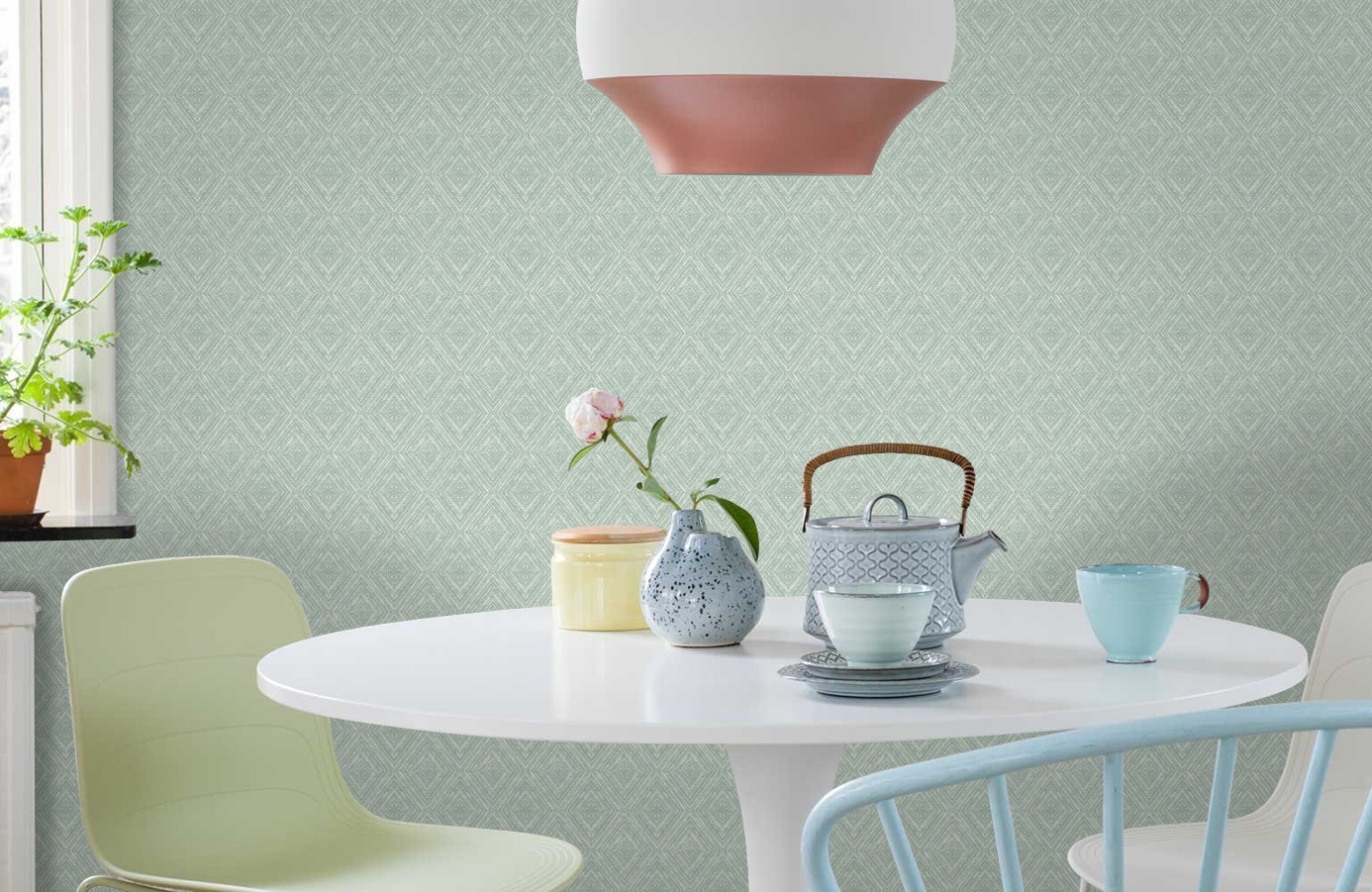 Обои 65674 фото в интерьере кухни