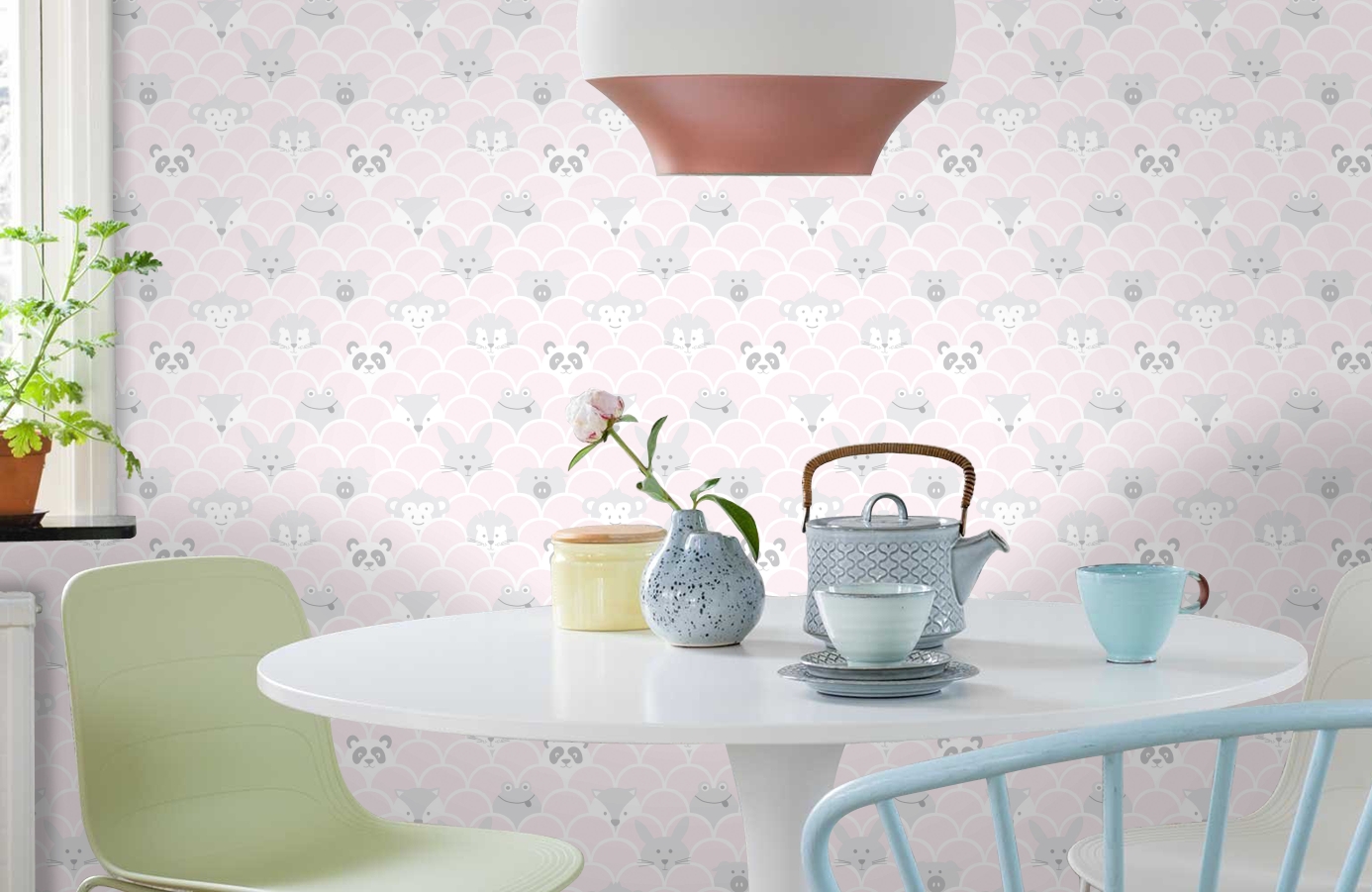 Обои 91031 фото в интерьере кухни