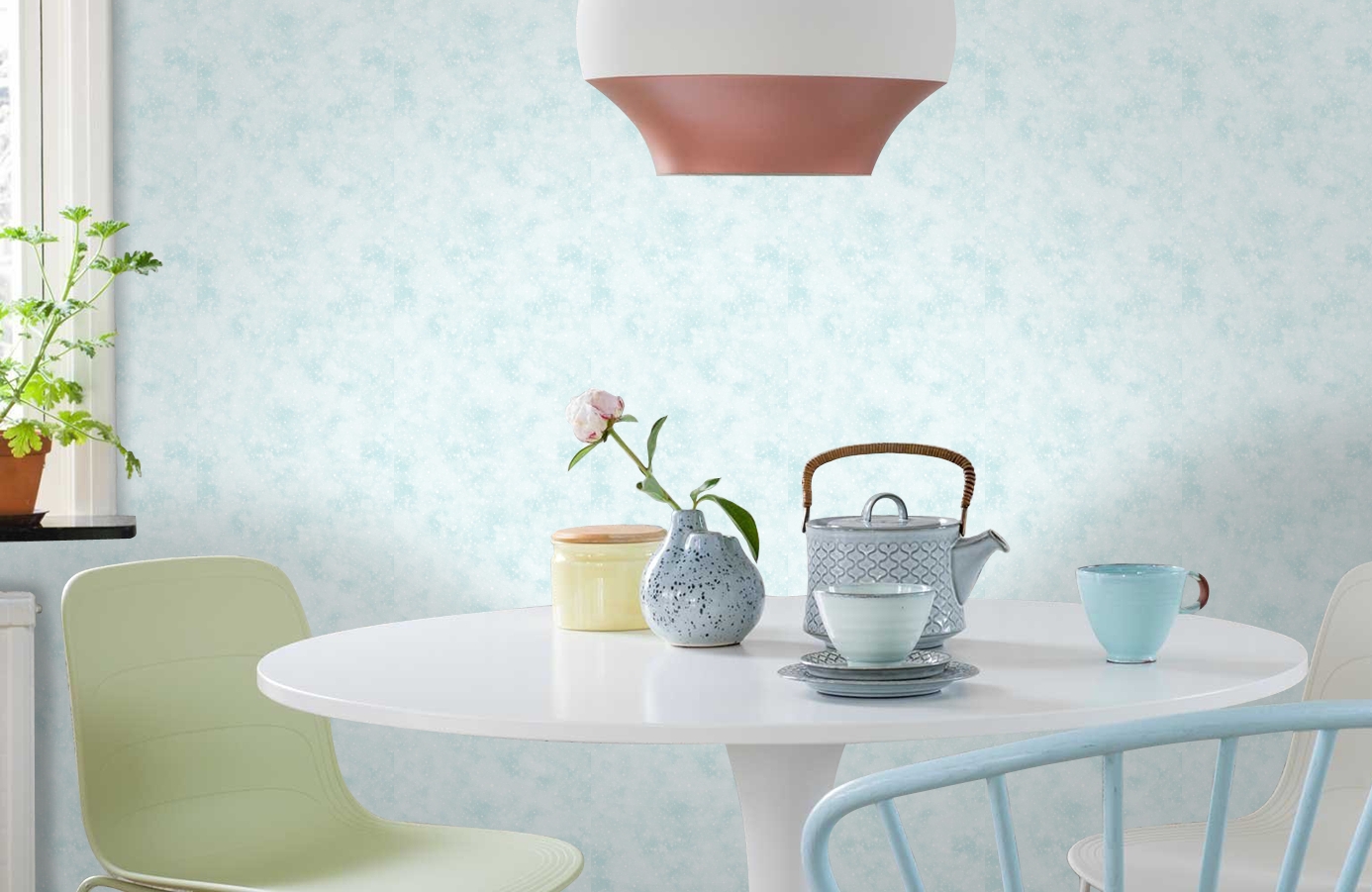 Обои 91060 фото в интерьере кухни