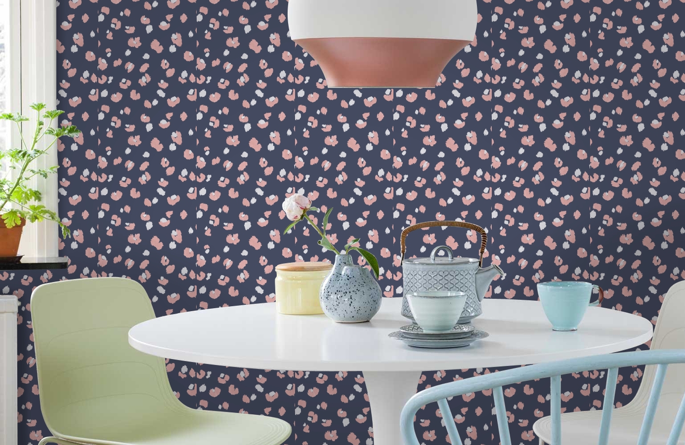 Обои 91071 фото в интерьере кухни