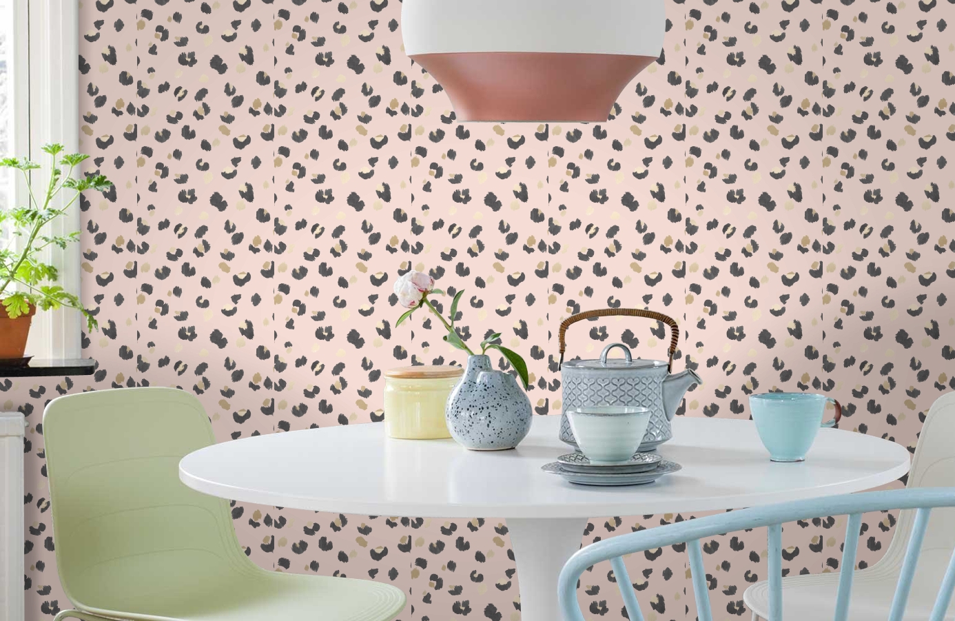 Обои 91073 фото в интерьере кухни