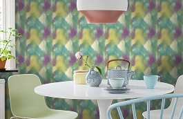 Обои AH40309 фото в интерьере кухни превью