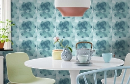 Обои AH40502 фото в интерьере кухни превью