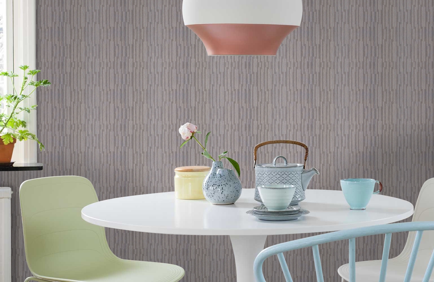 Обои BT3004 фото в интерьере кухни