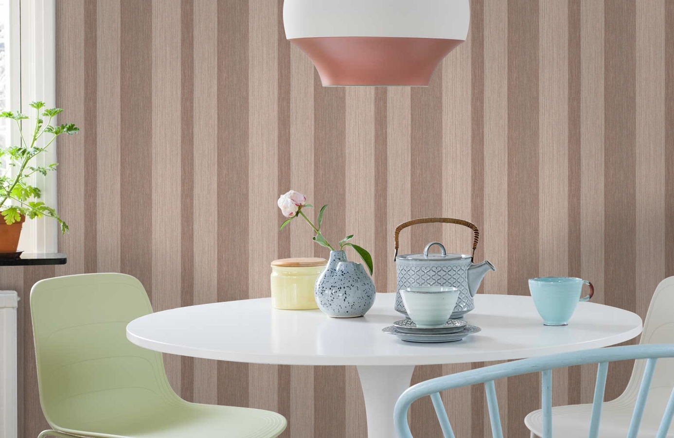 Обои BT4006 фото в интерьере кухни