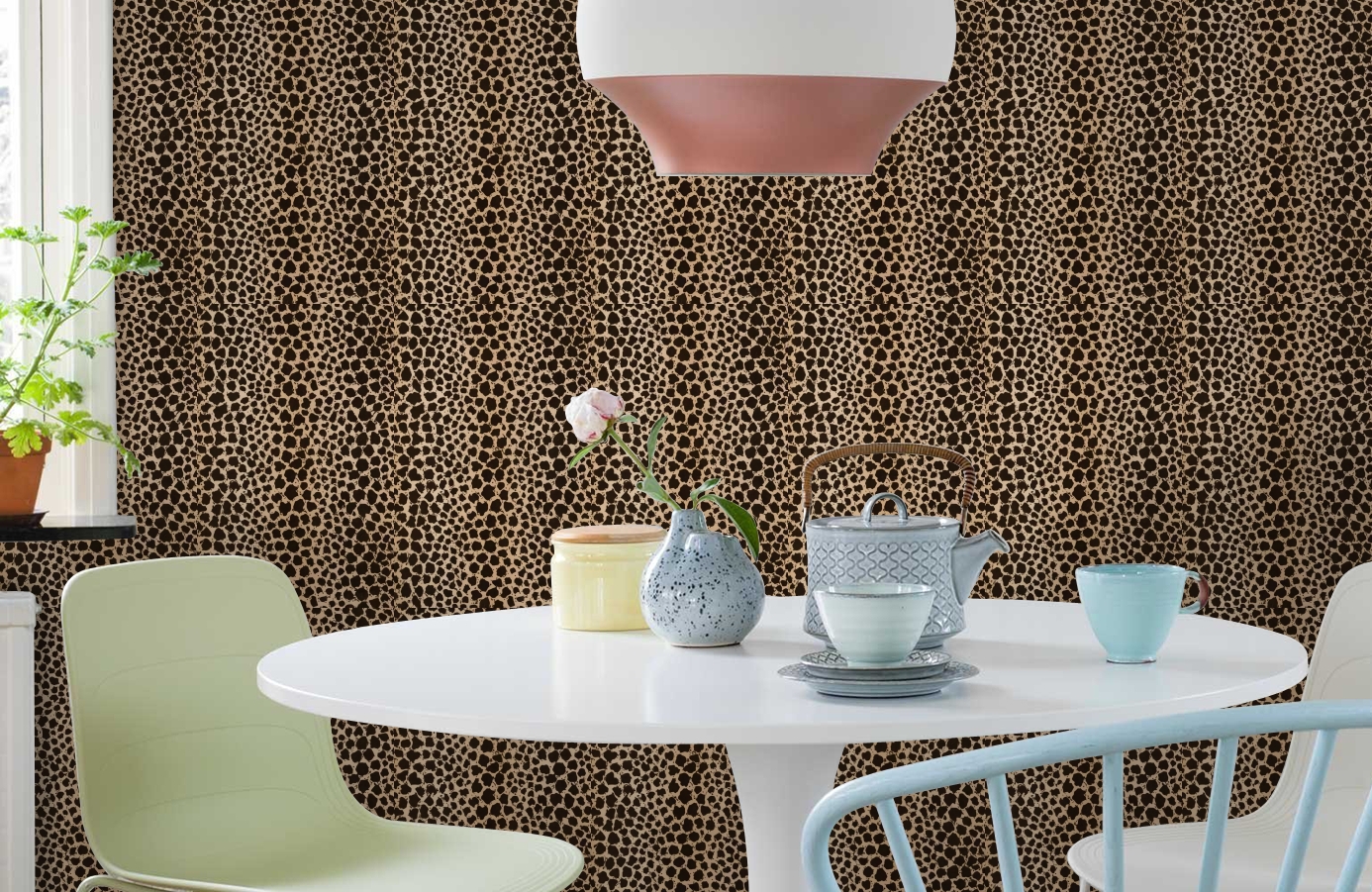 Обои BW45078-4 фото в интерьере кухни