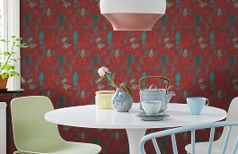 Обои JF3402 фото в интерьере кухни превью