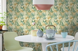 Обои JF3702 фото в интерьере кухни превью