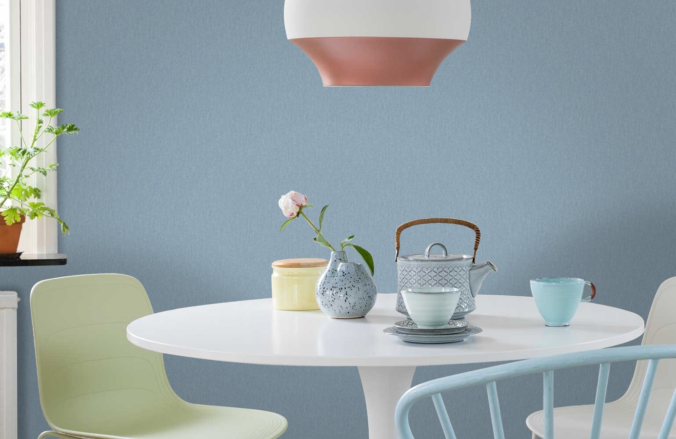 Обои JR1203 фото в интерьере кухни