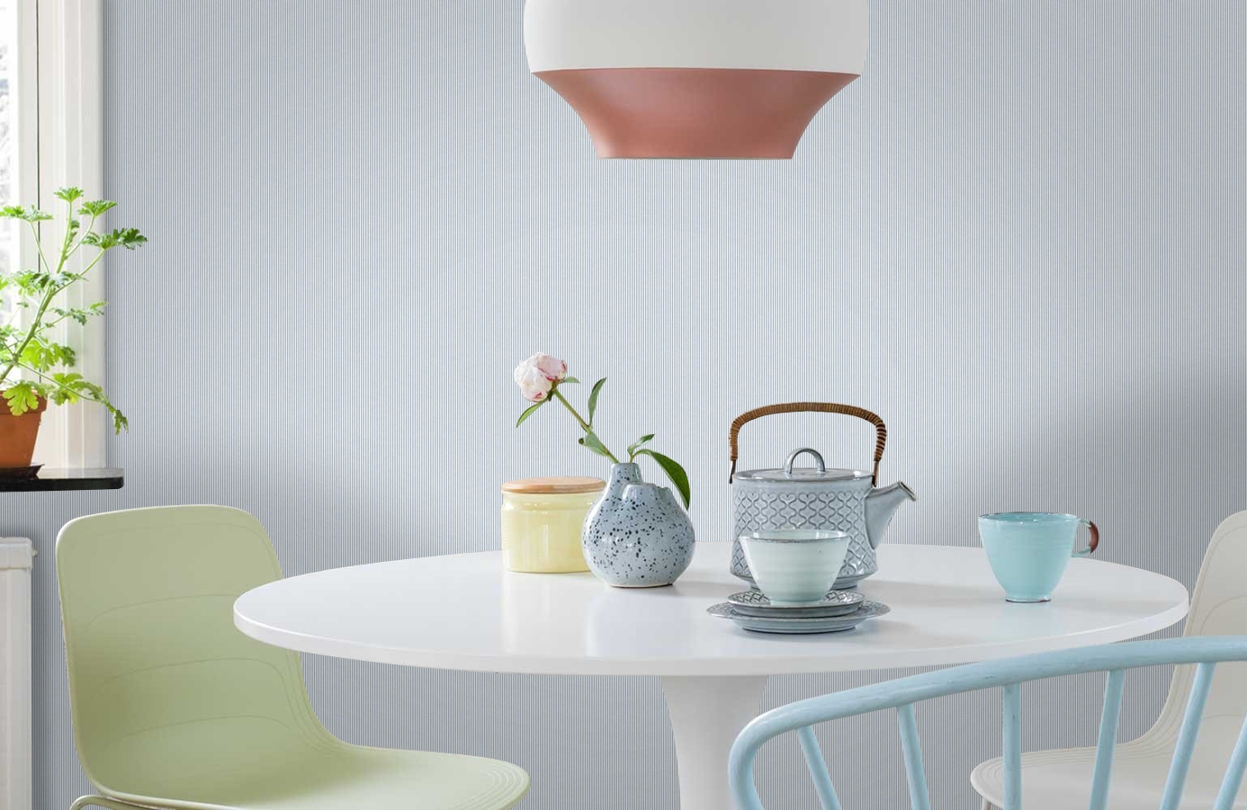 Обои ll03-07-6 фото в интерьере кухни