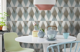 Обои NU3102 фото в интерьере кухни превью